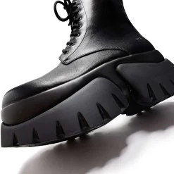 Rancor Vilun Black Lace Up Boots<KOI footwear Online