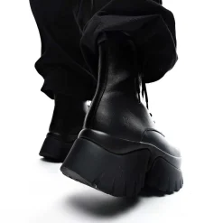 Rancor Vilun Black Lace Up Boots<KOI footwear Online