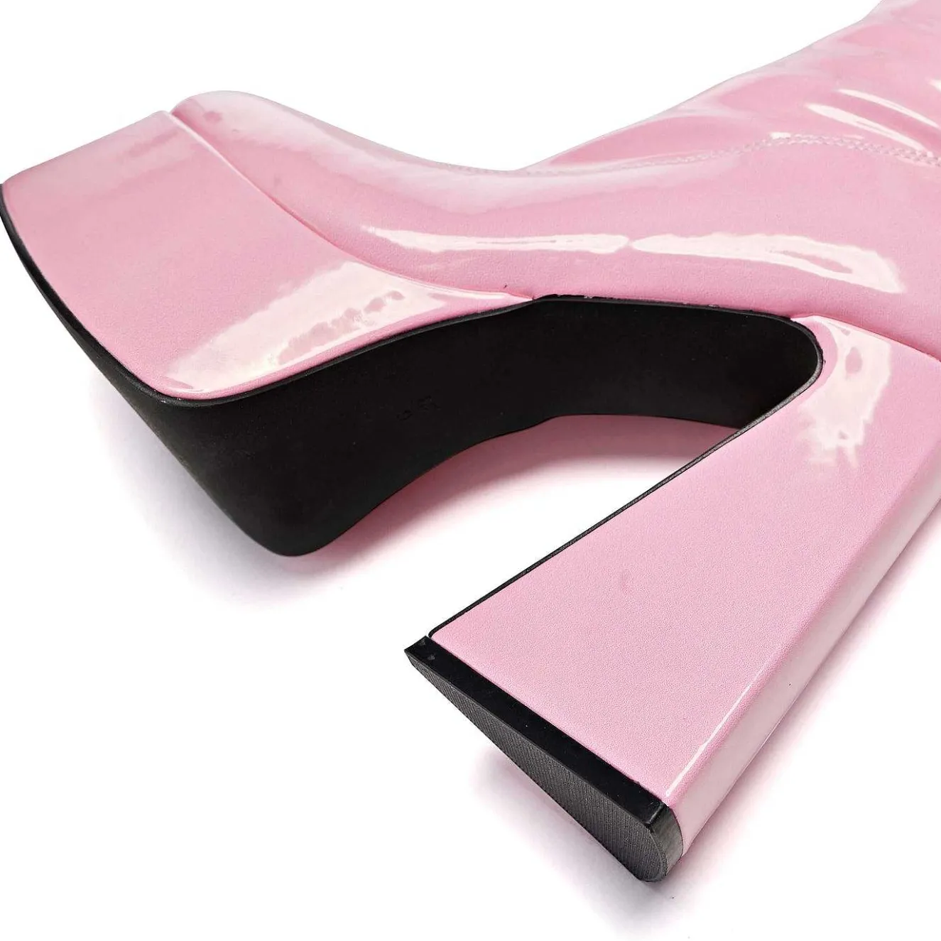 Raspberry Ripple Heeled Long Boots<KOI footwear Best