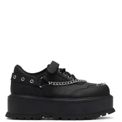 Retrograde Rebel Men'S Black Platform Shoes<KOI footwear Online