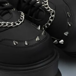 Retrograde Rebel Men'S Black Platform Shoes<KOI footwear Online