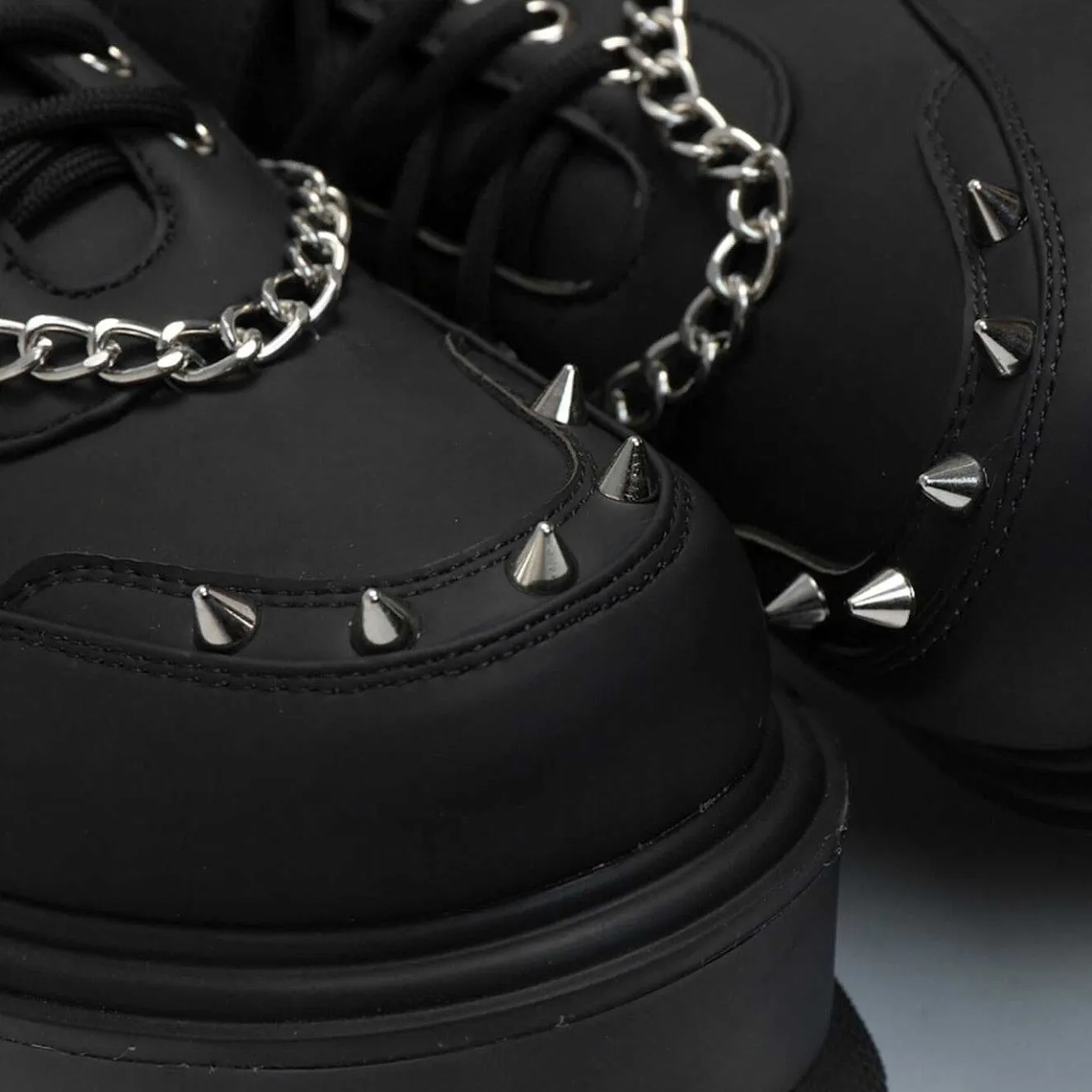 Retrograde Rebel Men'S Black Platform Shoes<KOI footwear Online