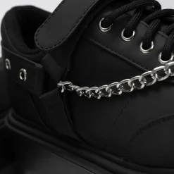 Retrograde Rebel Men'S Black Platform Shoes<KOI footwear Online