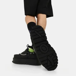 Retrograde Rebel Men'S Black Platform Shoes<KOI footwear Online