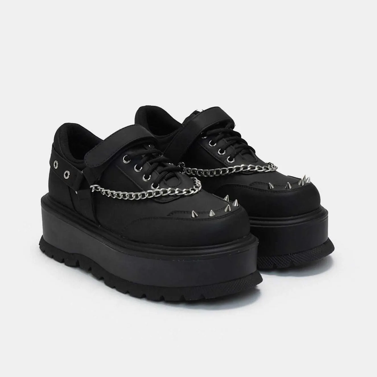 Retrograde Rebel Men'S Black Platform Shoes<KOI footwear Online