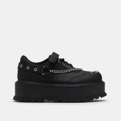 Retrograde Rebel Men'S Black Platform Shoes<KOI footwear Discount