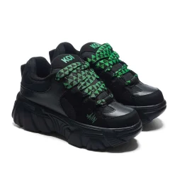 Ricta Flip Men'S Chunky Trainers - Green Lace<KOI footwear Outlet