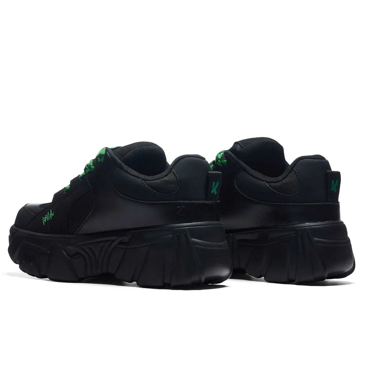Ricta Flip Men'S Chunky Trainers - Green Lace<KOI footwear Outlet