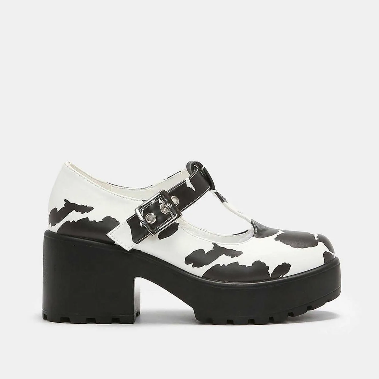 Sai Cow Print Mary Jane Shoes 'Nettie Edition'<KOI footwear Sale