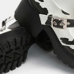 Sai Cow Print Mary Jane Shoes 'Nettie Edition'<KOI footwear Sale