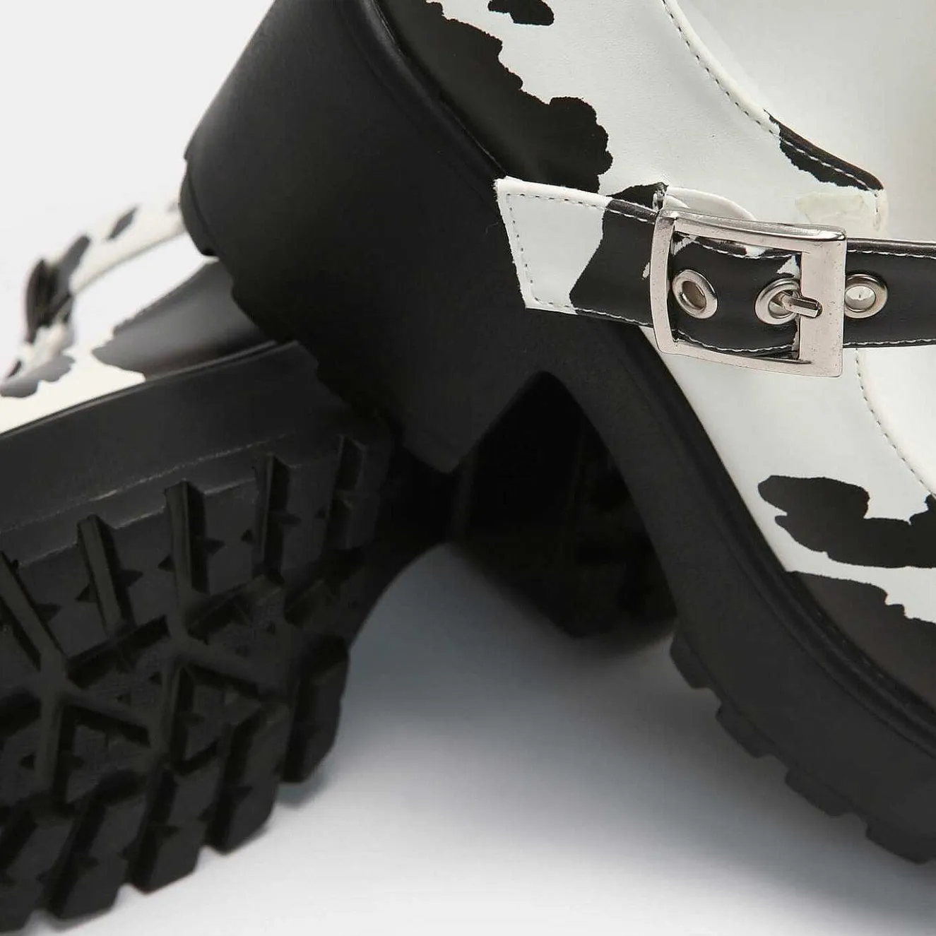Sai Cow Print Mary Jane Shoes 'Nettie Edition'<KOI footwear Sale