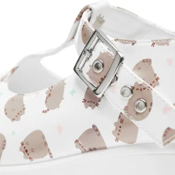Sai White Mary Janes 'Pusheen Edition'<KOI footwear Best