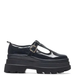 Silent Amity Trident Patent Platform Mary Jane Shoes<KOI footwear Best