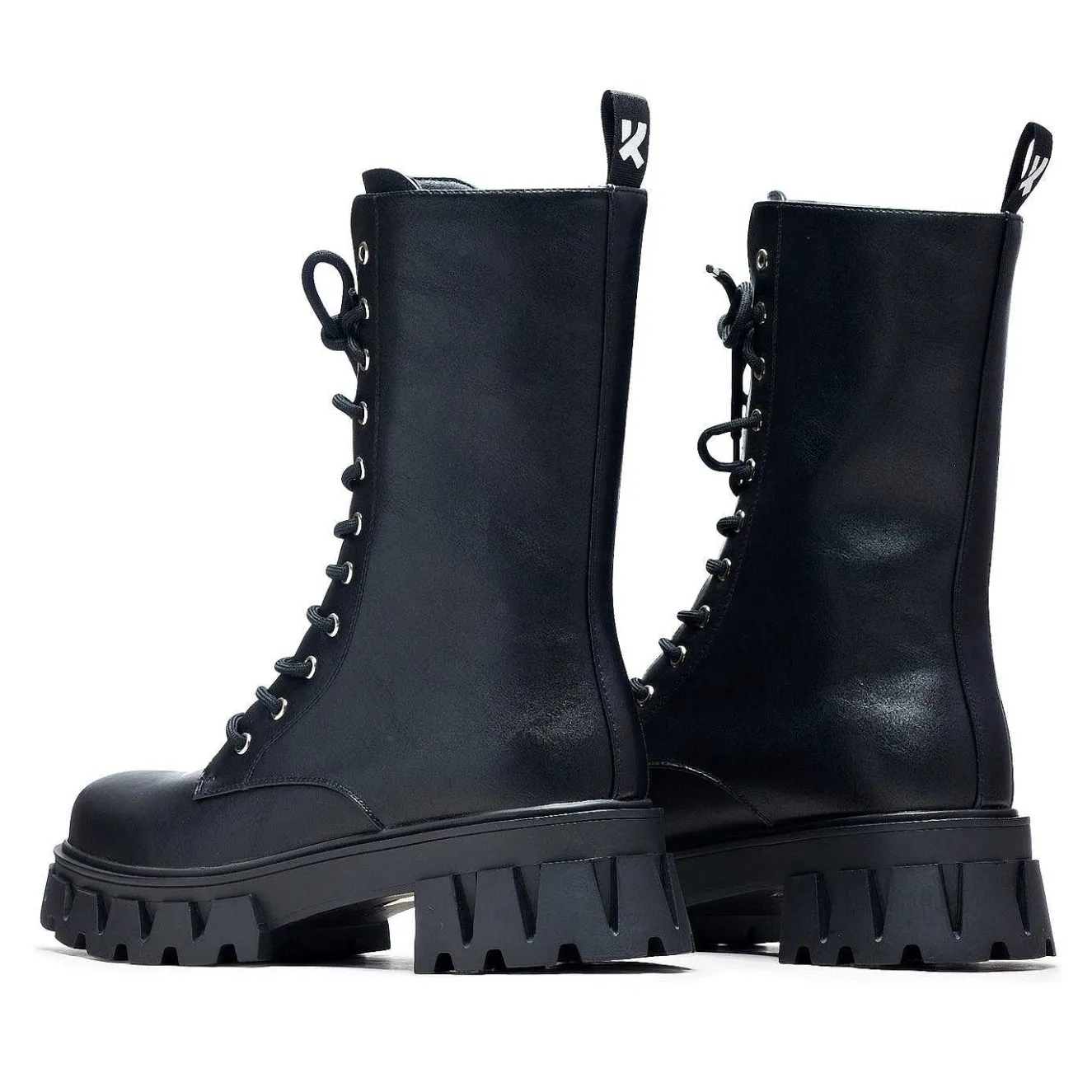 Siren Men'S Tall Lace Up Boots - Black<KOI footwear