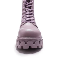 Siren Men'S Tall Lace Up Boots - Berry<KOI footwear Outlet