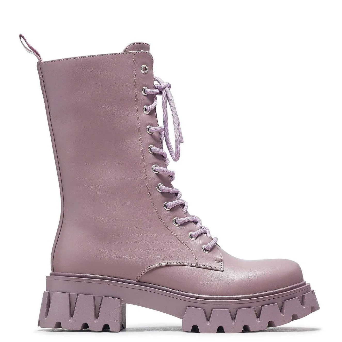 Siren Men'S Tall Lace Up Boots - Berry<KOI footwear Outlet