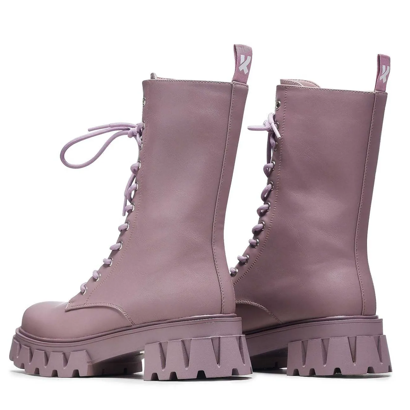 Siren Men'S Tall Lace Up Boots - Berry<KOI footwear Outlet