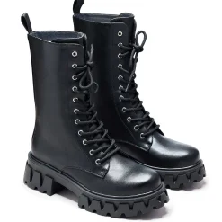 Siren Men'S Tall Lace Up Boots - Black<KOI footwear