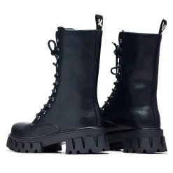 Siren Men'S Tall Lace Up Boots - Black<KOI footwear