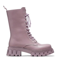 Siren Tall Lace Up Boots - Berry<KOI footwear Hot