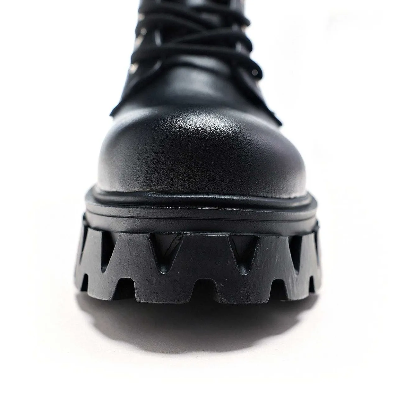 Siren Tall Lace Up Boots - Black<KOI footwear
