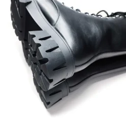 Siren Tall Lace Up Boots - Black<KOI footwear