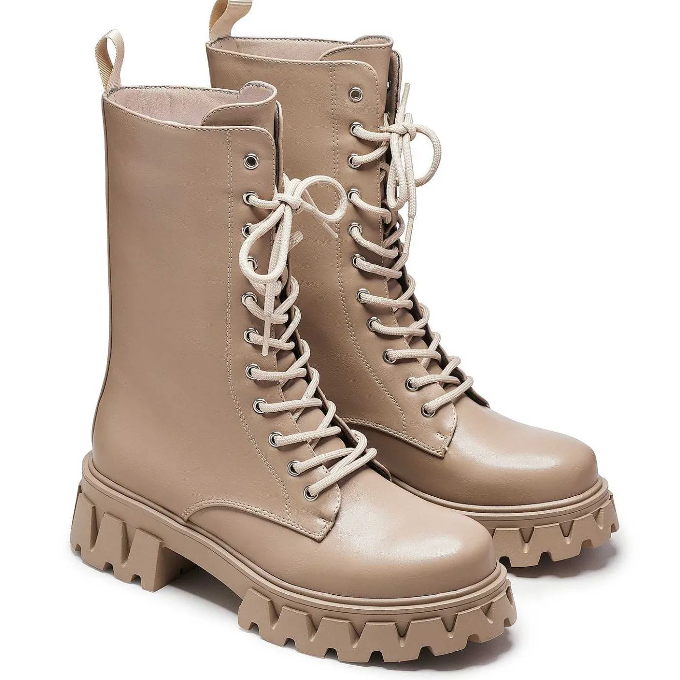Siren Tall Lace Up Boots - Dust<KOI footwear Online