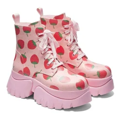 Strawberry Cake Pink Vilun Boots<KOI footwear Outlet