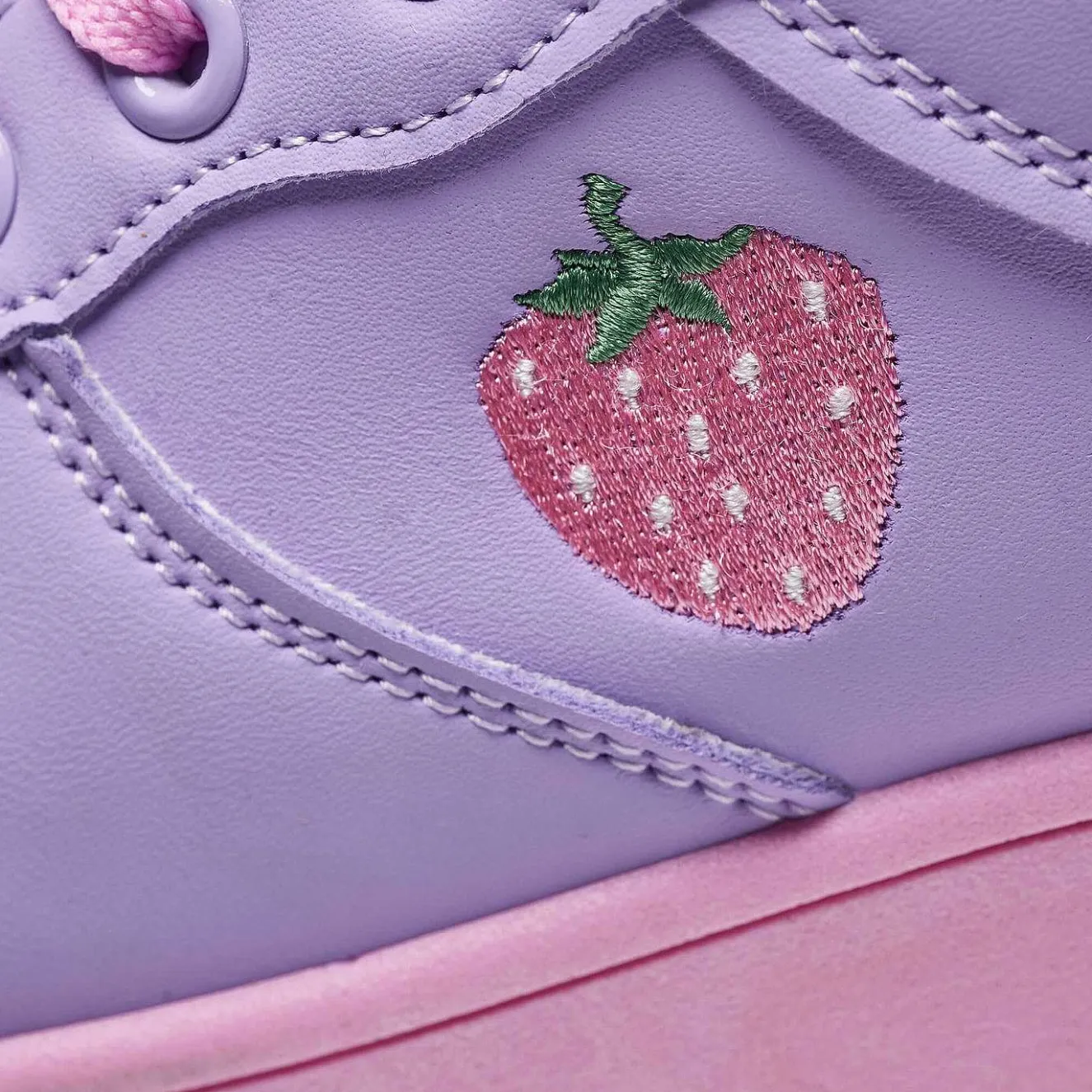 Sweet Strawberry Platform Trainers Purple<KOI footwear Sale