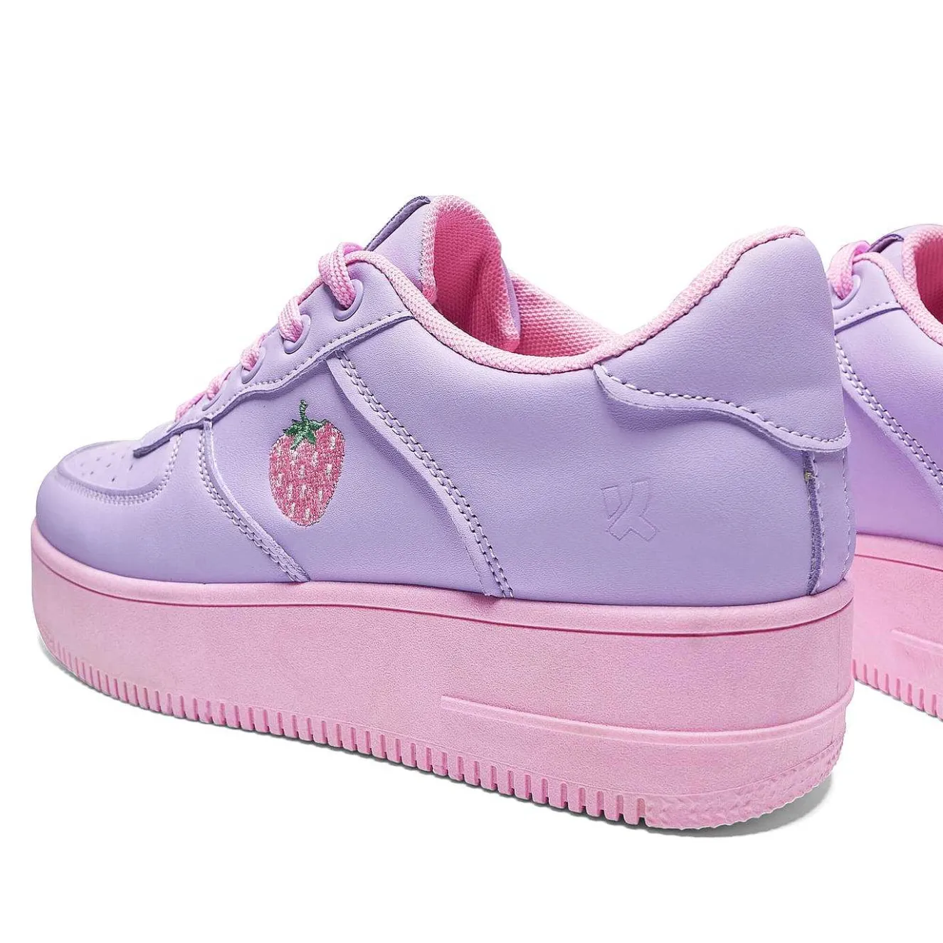 Sweet Strawberry Platform Trainers Purple<KOI footwear Hot
