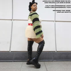 The Elevation Plus Size Thigh High Boots<KOI footwear Online