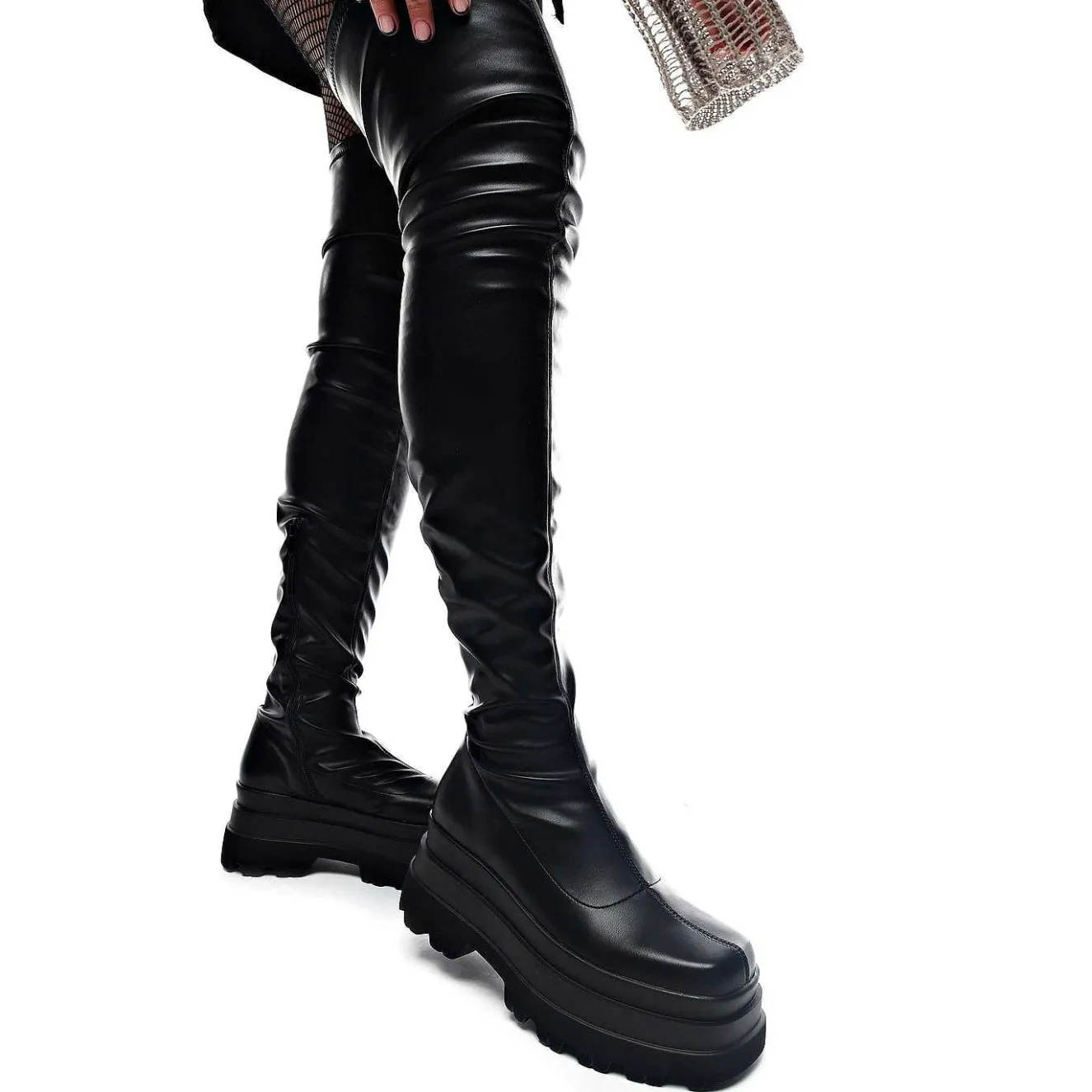 The Elevation Plus Size Thigh High Boots<KOI footwear New