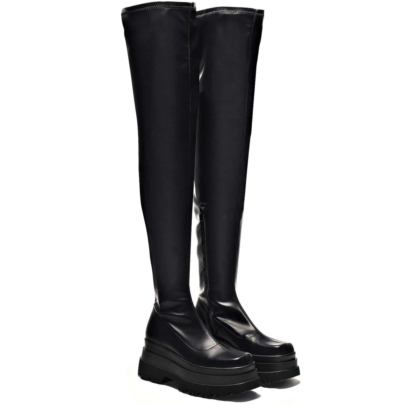 The Elevation Plus Size Thigh High Boots<KOI footwear Sale