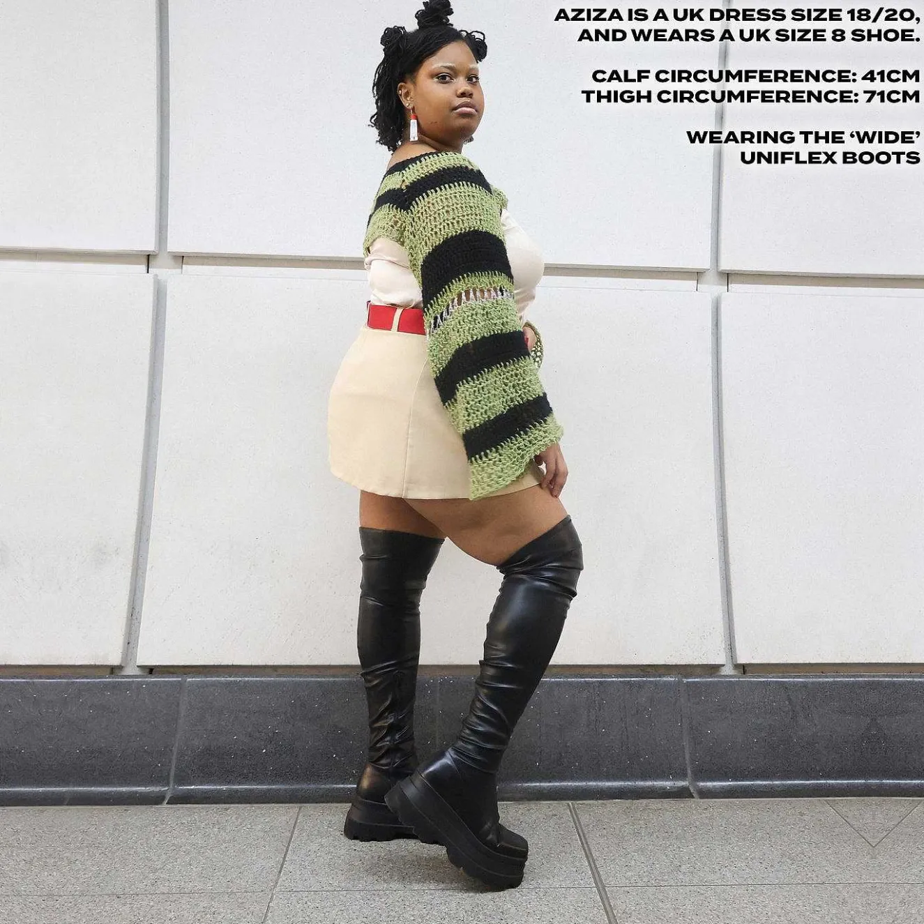 The Elevation Plus Size Thigh High Boots<KOI footwear Hot