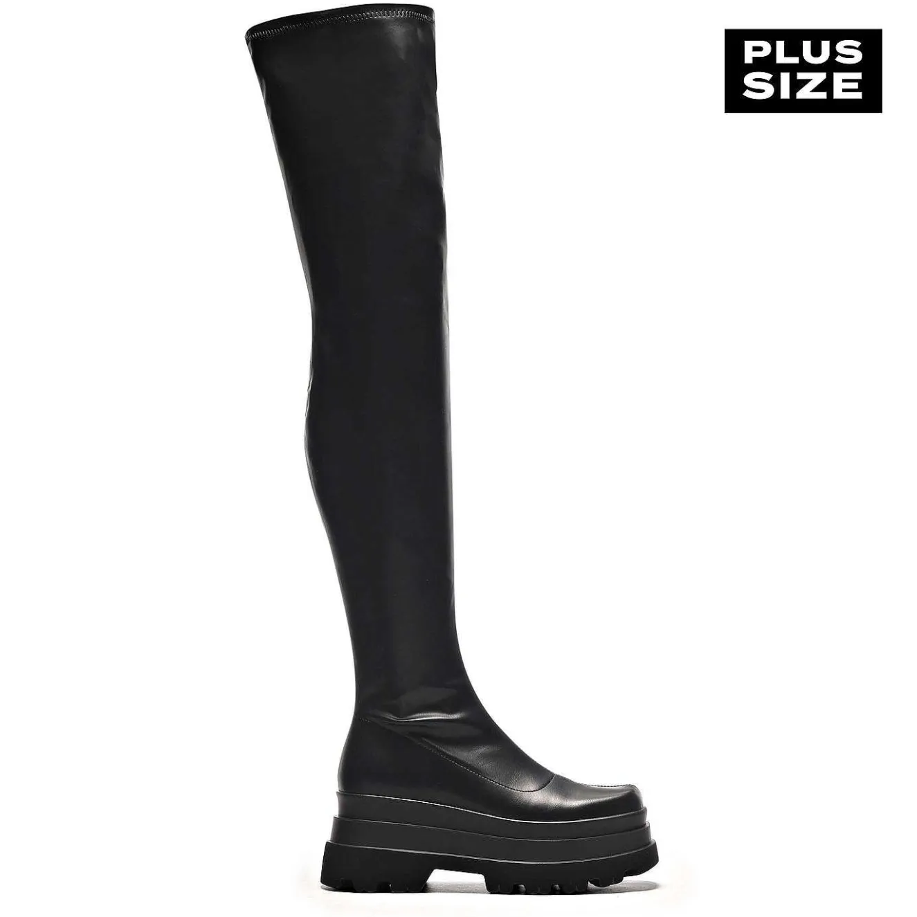 The Elevation Plus Size Thigh High Boots<KOI footwear Hot