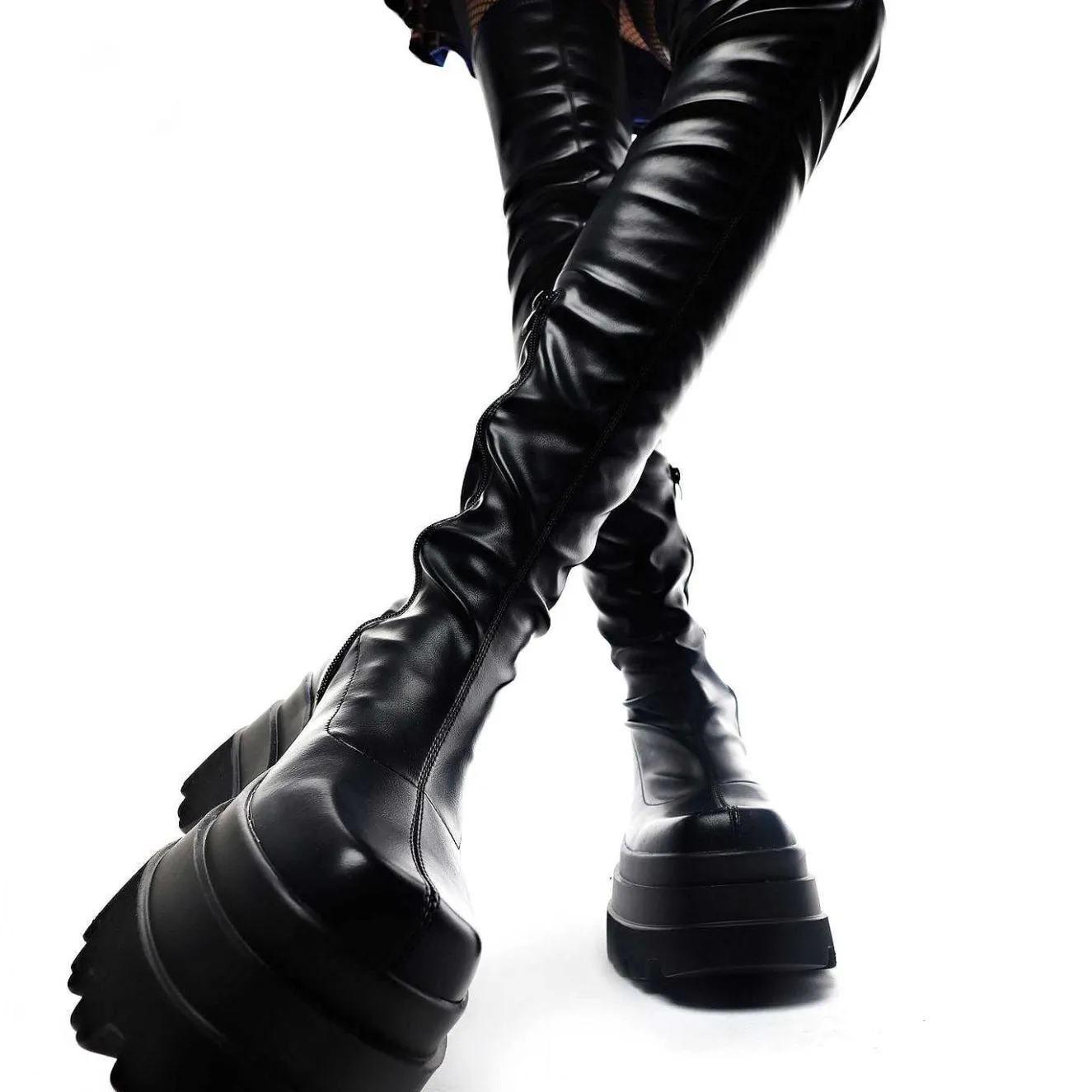 The Elevation Stretch Thigh High Boots<KOI footwear