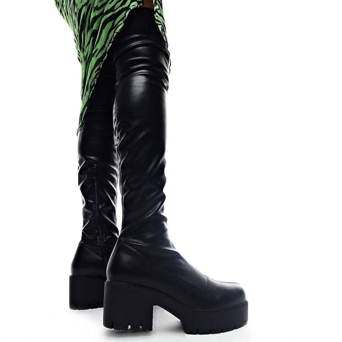 The Harmony Stretch Thigh High Boots<KOI footwear Sale