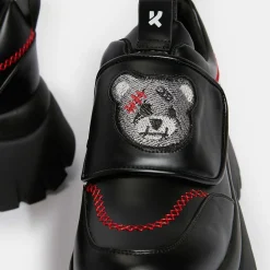 The Terror Of Monakuma Black Vilun Platform Trainers<KOI footwear Online