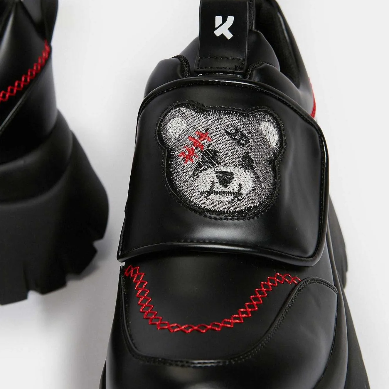 The Terror Of Monakuma Black Vilun Platform Trainers<KOI footwear Online