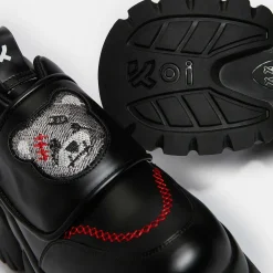 The Terror Of Monakuma Black Vilun Platform Trainers<KOI footwear Online