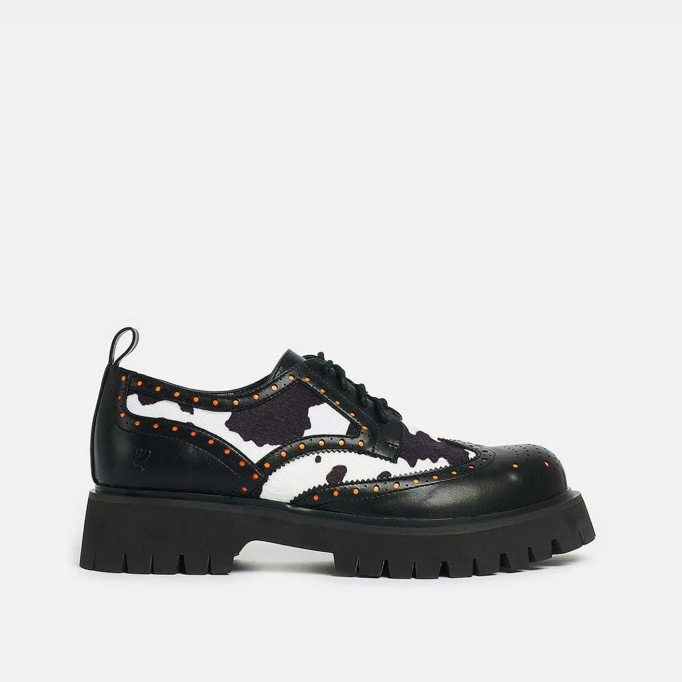 Tibia Cow Print Men'S Derby Shoes<KOI footwear Discount