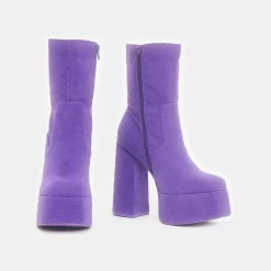 Tinky Winky Fluffy Platform Boots<KOI footwear Discount