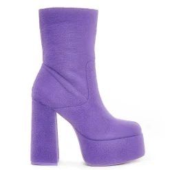 Tinky Winky Fluffy Platform Boots<KOI footwear Discount