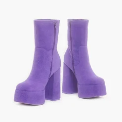 Tinky Winky Fluffy Platform Boots<KOI footwear Discount