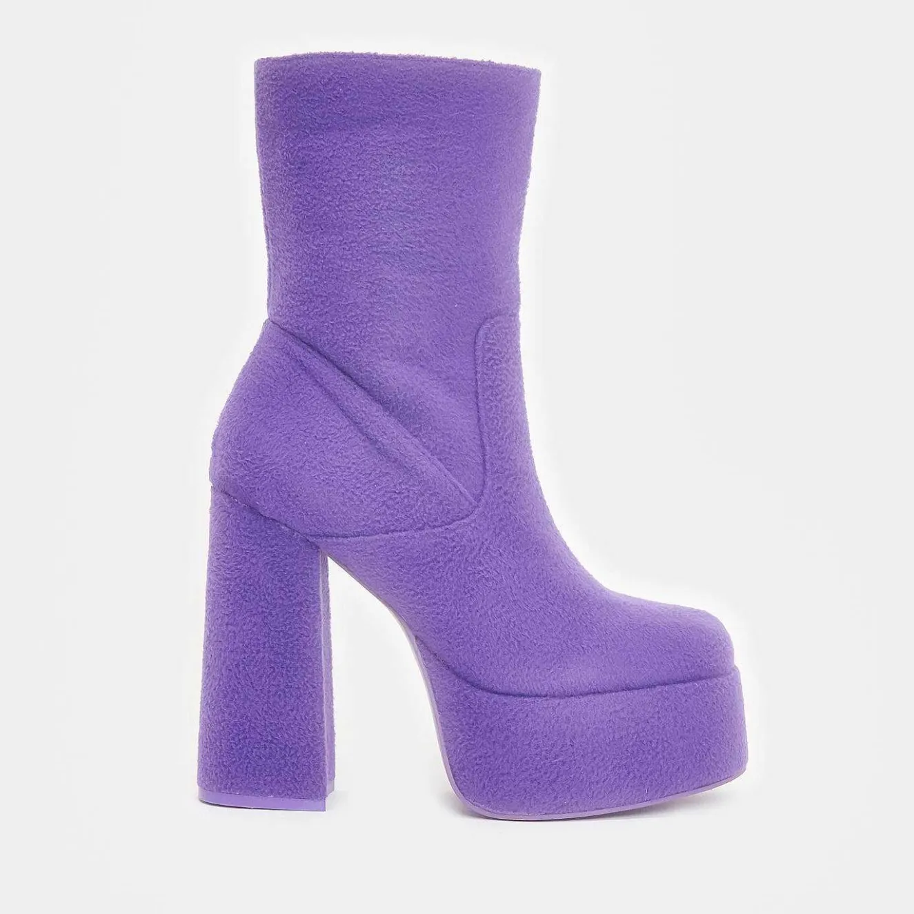 Tinky Winky Fluffy Platform Boots<KOI footwear Discount
