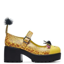 Tira Mary Janes 'Grazing Giraffe Edition' |<KOI footwear Clearance