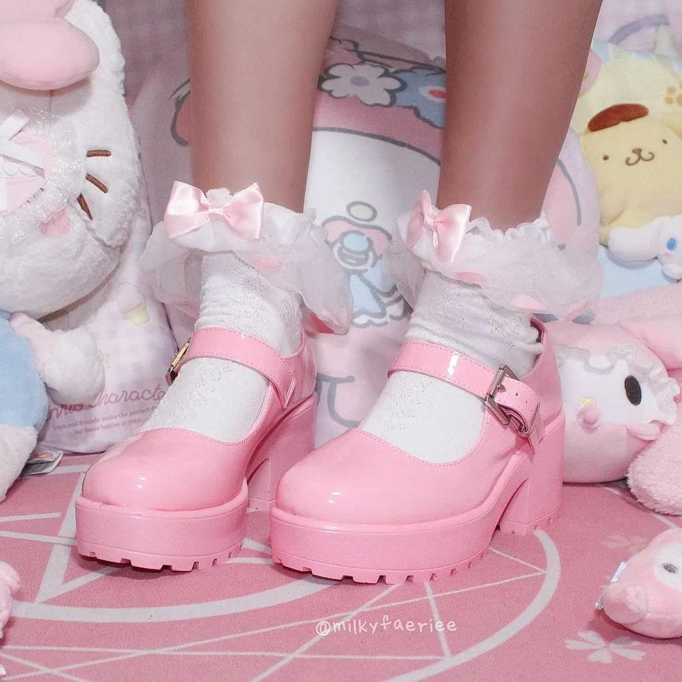 Tira Mary Jane Shoes 'Pink Princess Edition'<KOI footwear Hot