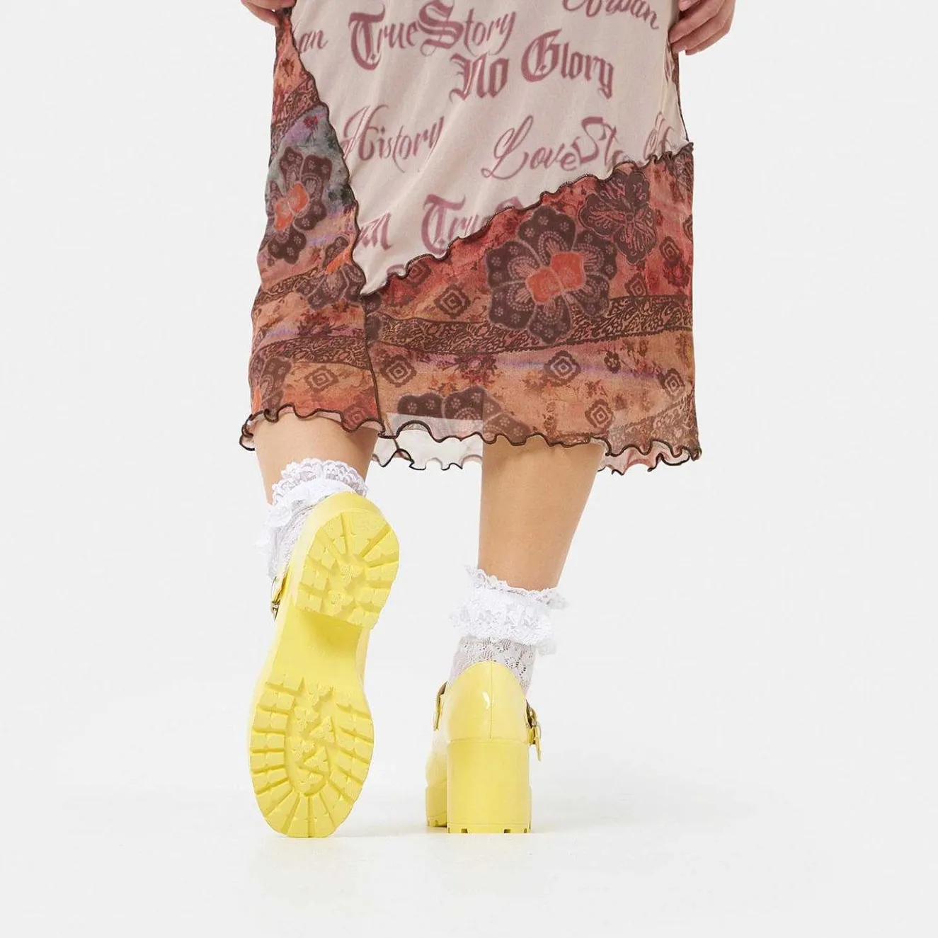 Tira Mary Jane Shoes 'Sunshine Yellow Edition'<KOI footwear Discount