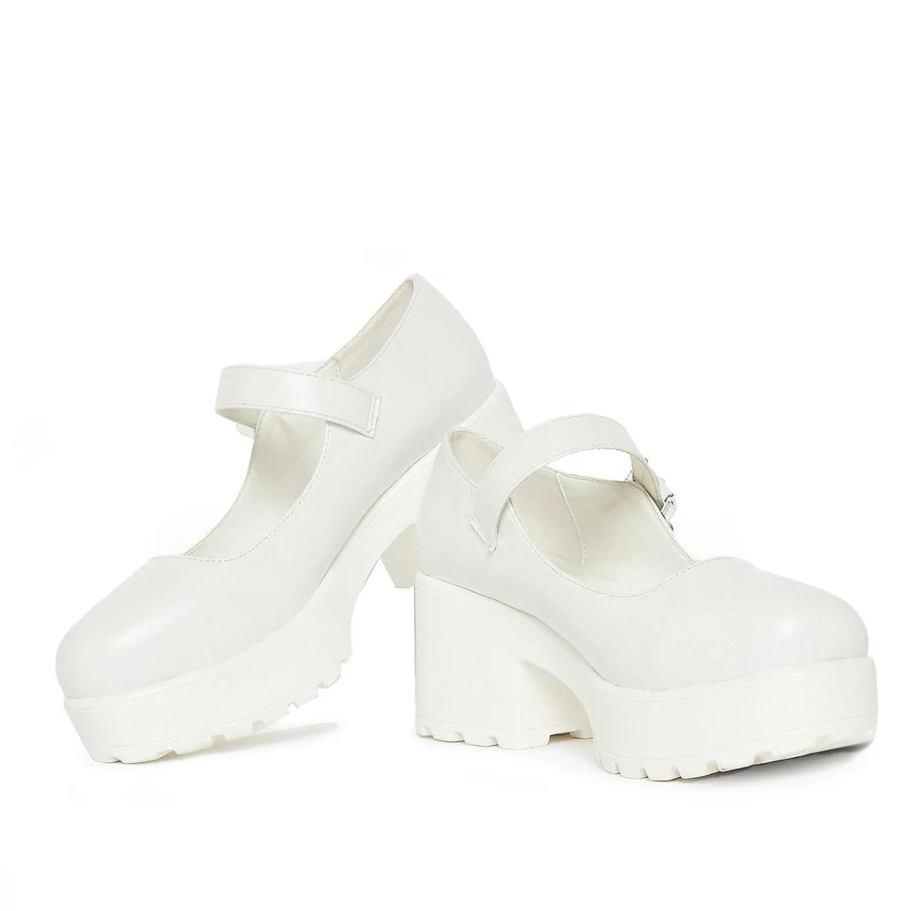 Tira Mary Jane Shoes 'White Washout Edition'<KOI footwear Discount