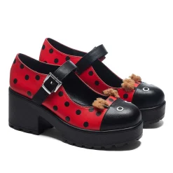 Tira Mary Janes 'Lucky Ladybird Edition' |<KOI footwear Online
